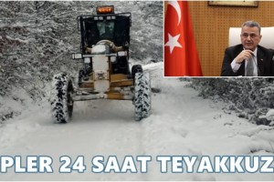 İlkadım’da Karla Etkin Mücadele